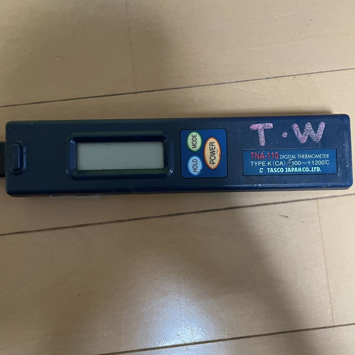 ジャンク TASCO JAPAN TNA-110 DIGITAL THERMOMETER テスコ_画像4