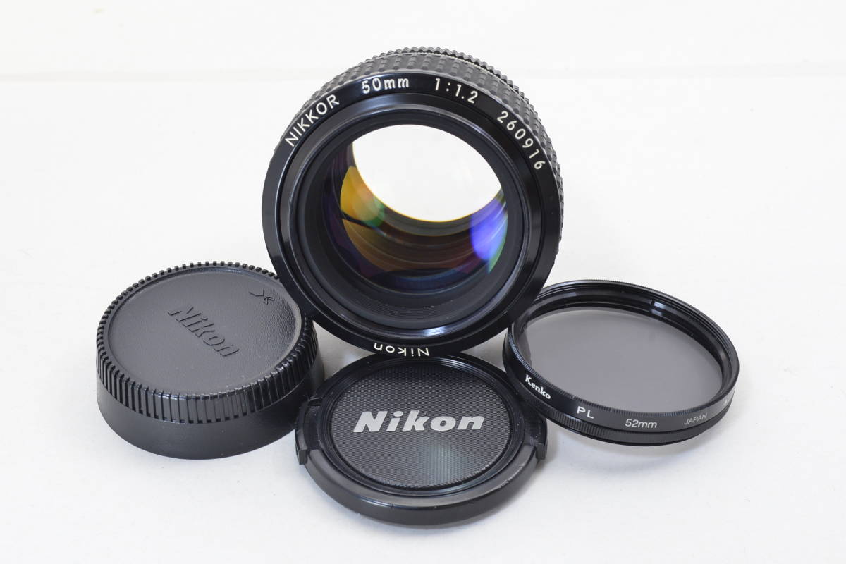 【ecoま】ニコン NIKON Ai-s NIKKOR 50mm F1.2 良品 単焦点 マニュアルレンズ