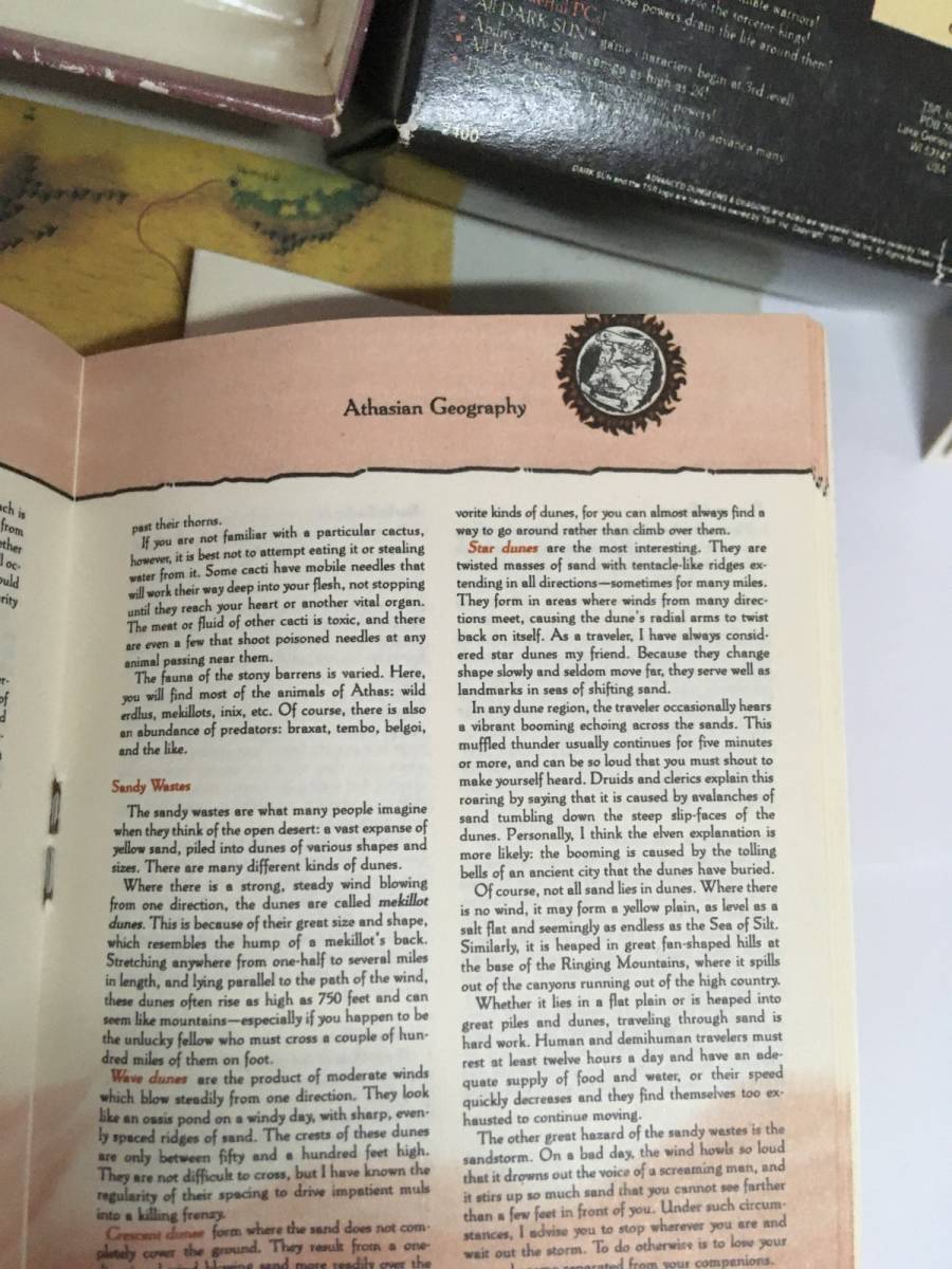 TRPG】AD&D Dark Sun Campaign Setting Miniature Box Set ミニ TRPG】AD&D Dark Sun Campaign Setting Miniature Box Set ミニ