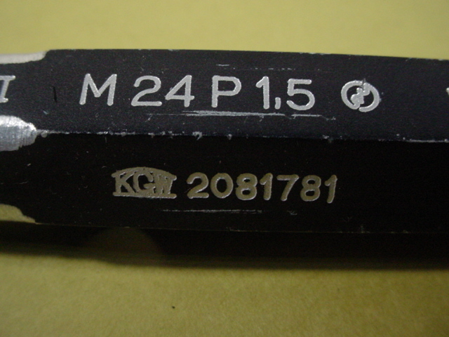 M24*1.5 GP2-WP2　使用感有中古品 ミリサイズ　ネジゲージ　プラグゲージ_画像3