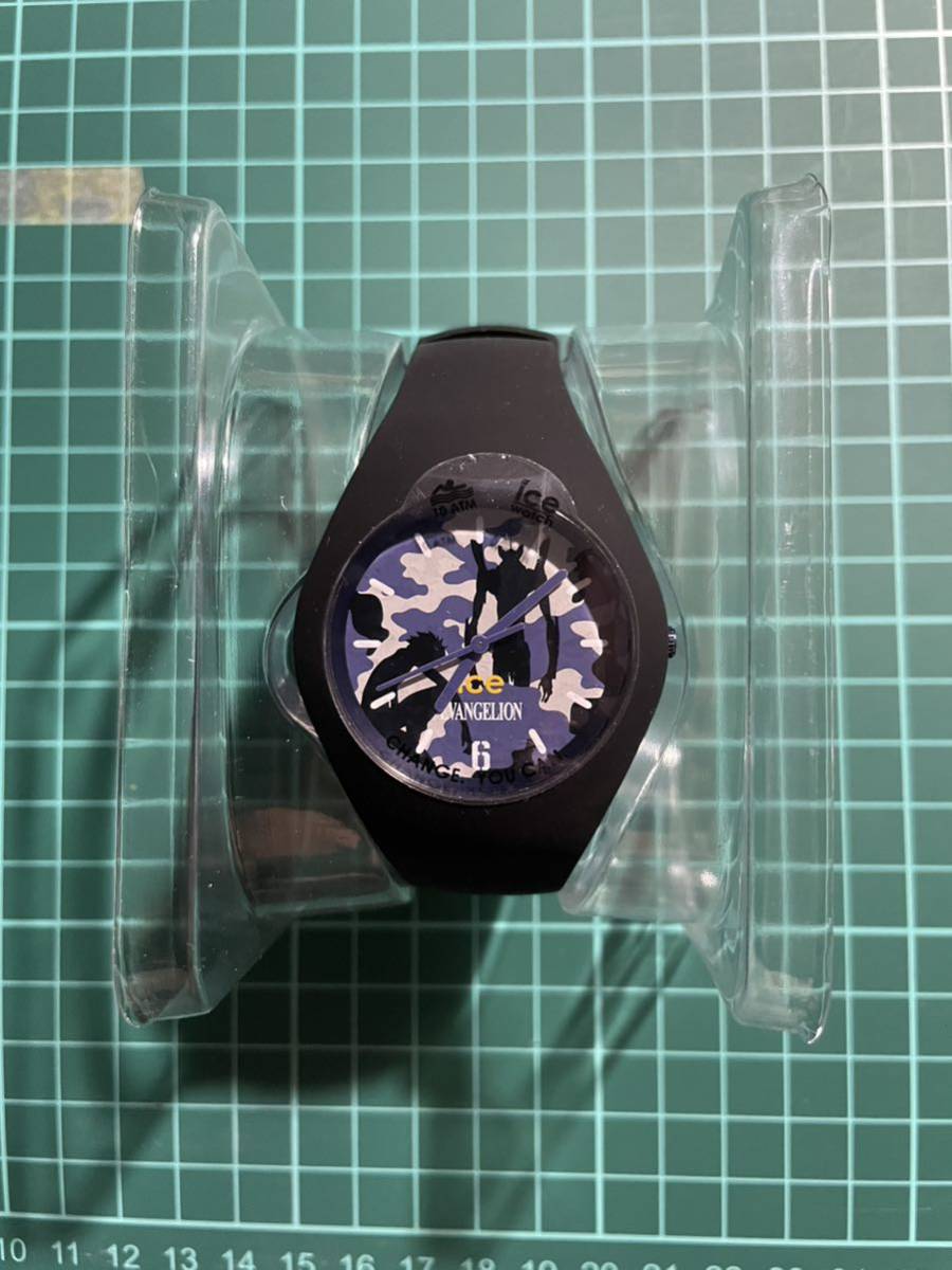 レア 日本製 ice watch アイスウォッチ エヴァンゲリオン コラボ 渚カヲル 腕時計 Mark.06 迷彩 ネイビー シン・エヴァ エヴァンゲリヲン_画像2