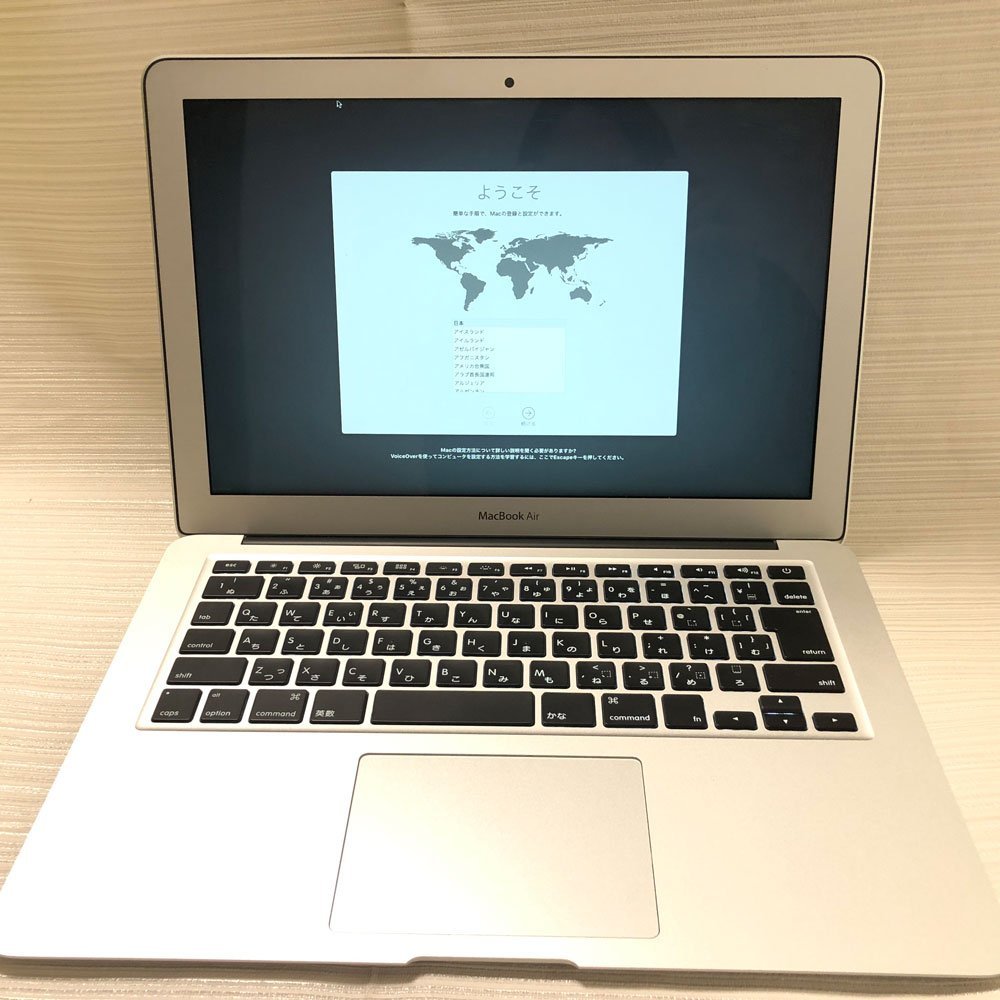 正規販売店】 MacBookAir13 2017年 A1466 MQD32J/A 128GB シルバー