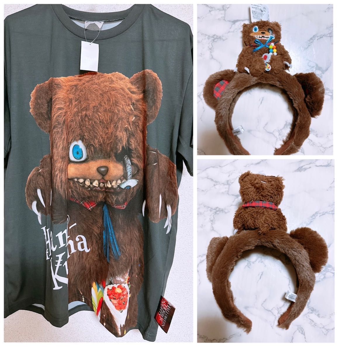 USJ 2023ハミクマTシャツ2枚とハミクマカチューシャセット｜PayPayフリマ