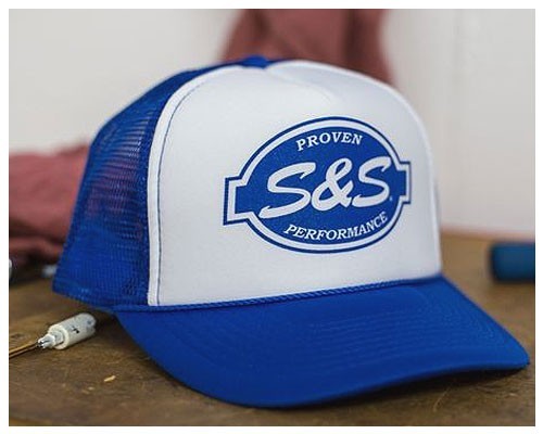 S&S original mesh cap white / blue mo438