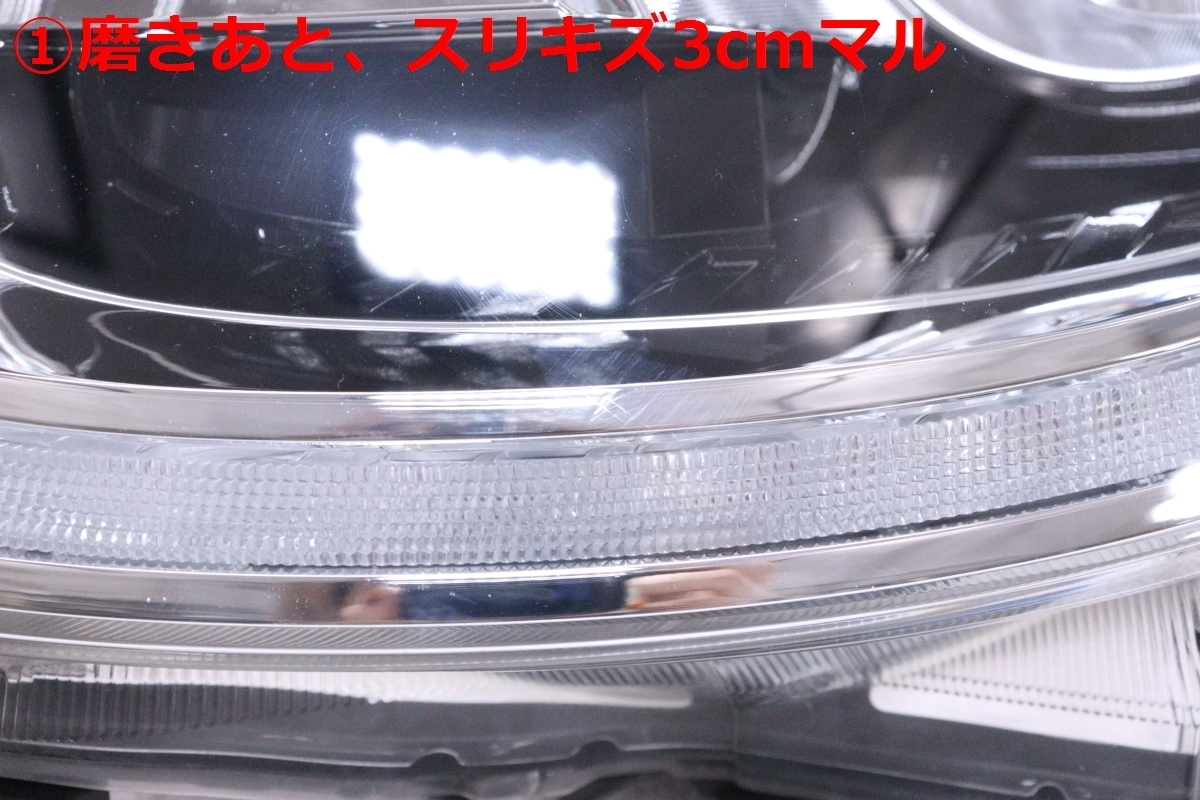 35-2059★【値下】美品★LED FF21S イグニス★左ヘッドライト KOITO 100-59349 打刻:D ユニット メッキ 純正★スズキ (KK)_画像3