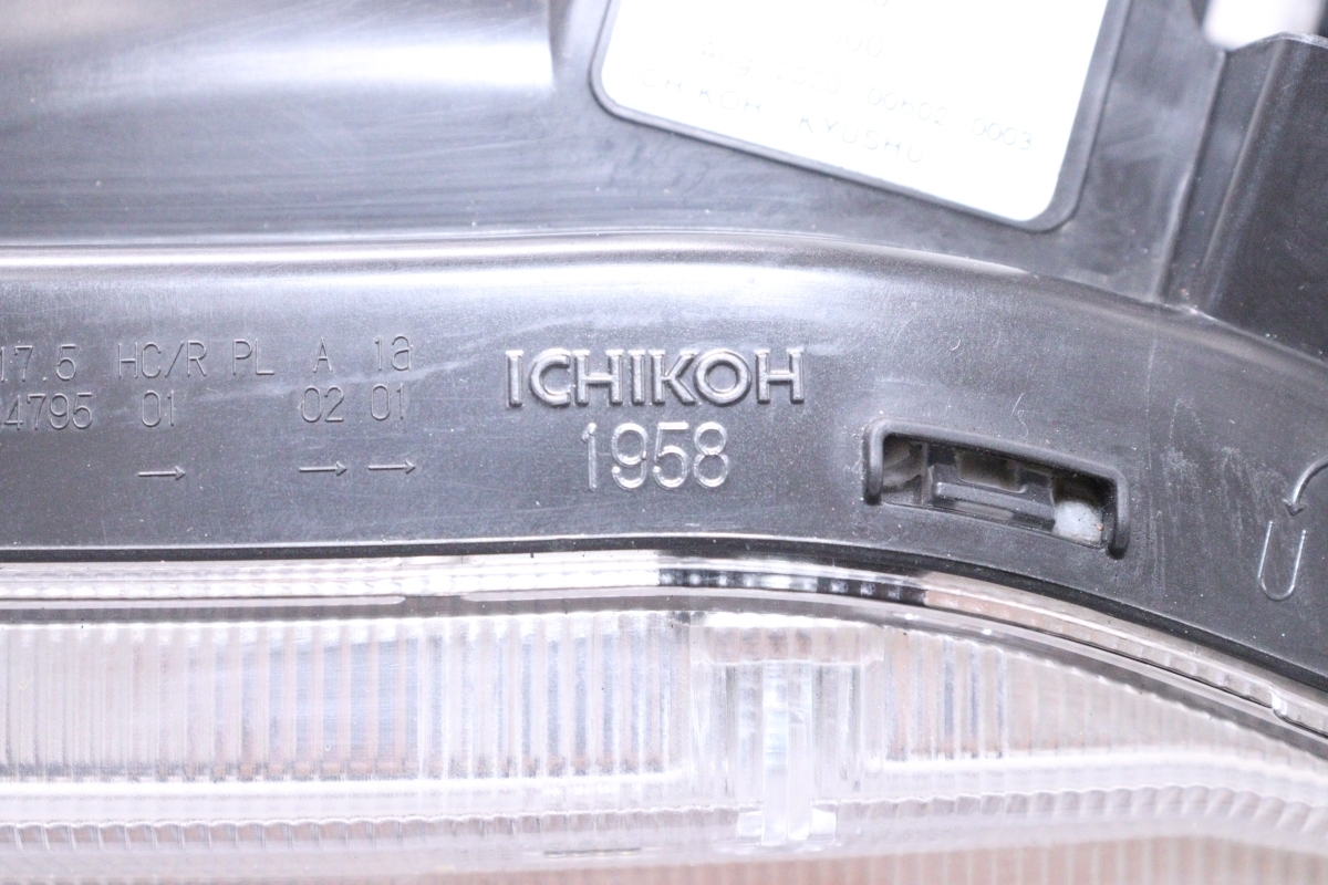 39-802★ハロゲン MK53S スペーシア★左ヘッドライト ICHIKOH 1958 打刻:D ユニット メッキ 純正★スズキ (DM)_画像7