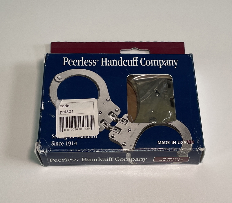 【本物の手錠】米国：Peerless 801C Handcuffs（新品）（検：警察・軍・サバゲー・ミリタリー・装備・サバイバル・ポリス）の画像7