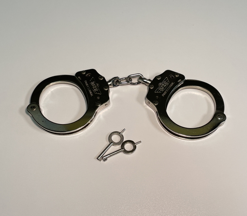 【本物の手錠】イスラエル：UZI HC-C-S Handcuffs（新品）（検：警察・軍・サバゲー・ミリタリー・装備・サバイバル・ポリス）