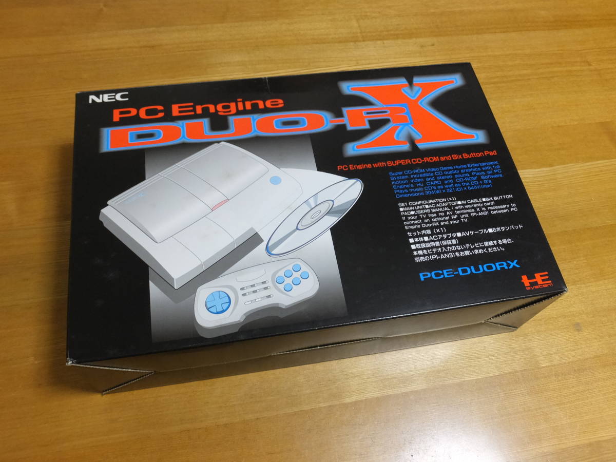 良品ゲーム機　NEC製　 PCエンジン DUO-RX PCE-DUORX　箱付き