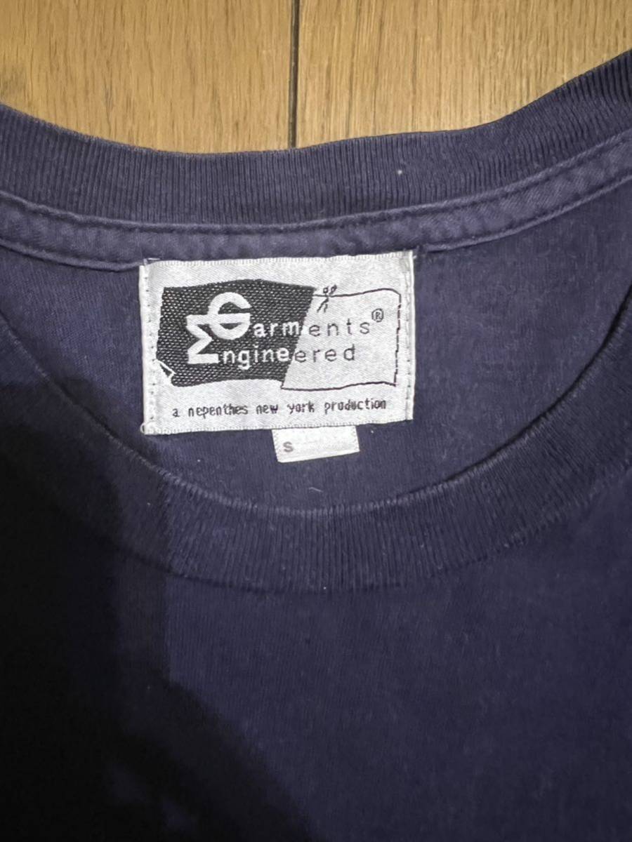 Engineered Garments ポケットTシャツ　カットソー メンズ Sサイズ ネイビー　エンジニアードガーメンツ 中古　古着　半袖　ネペンテス_画像5