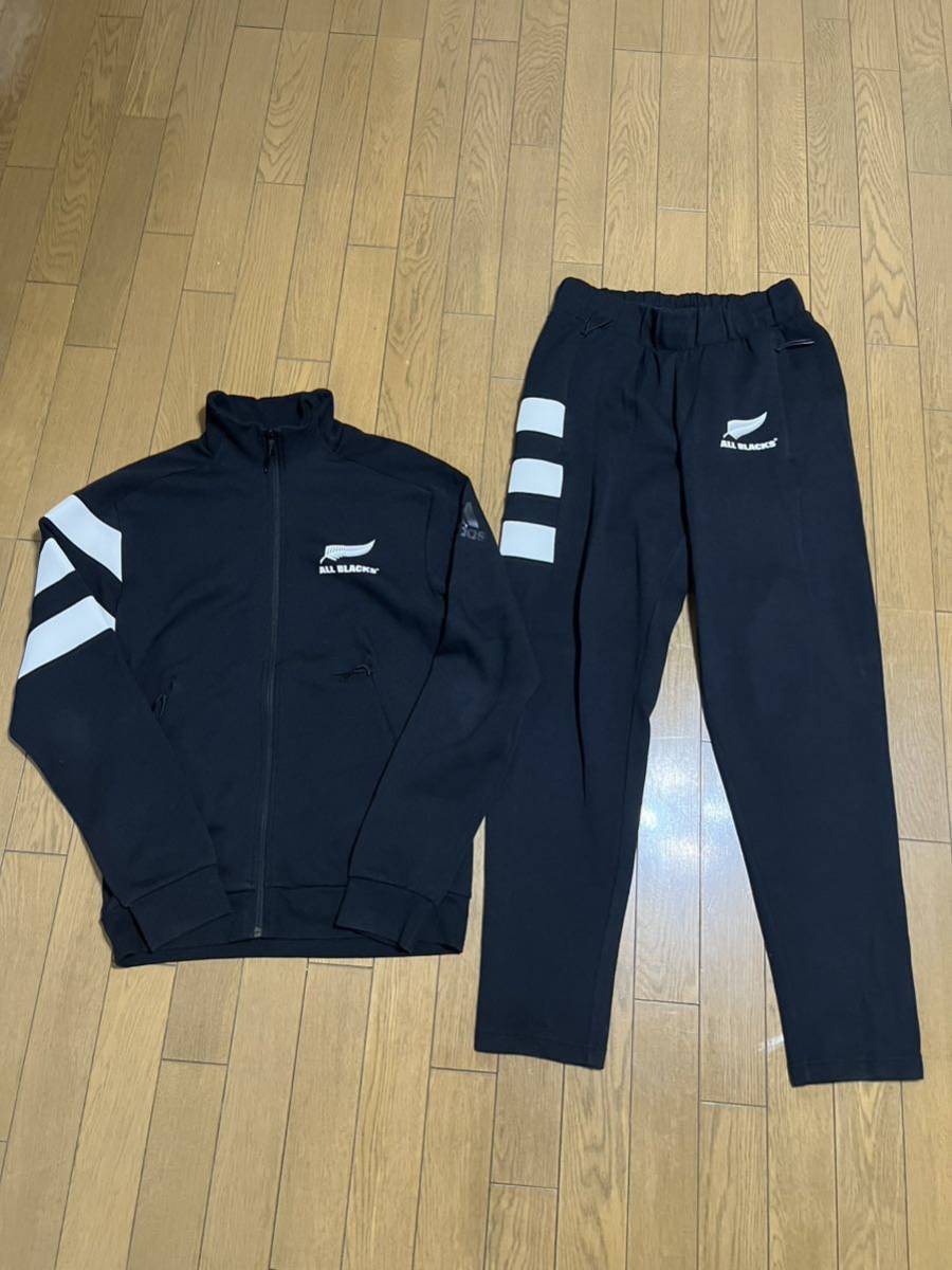 高級ブランド adidas ALLBLACKS ジャージ セットアップ 黒白