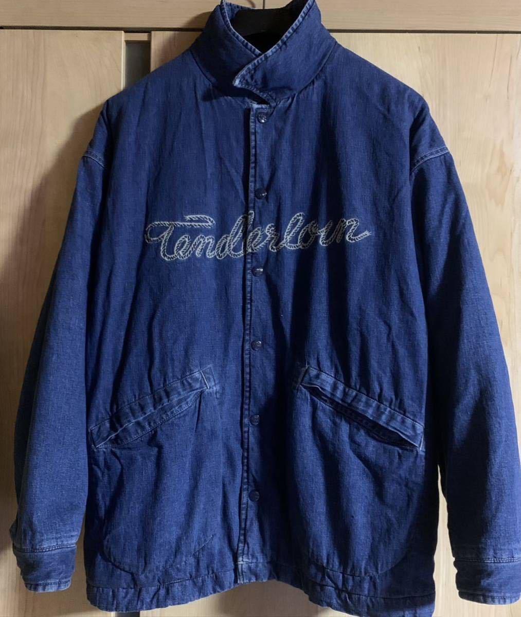 TENDERLOIN DENIM BLANKET COACH デニム コーチ ブランケット M TENDERLOIN DENIM BLANKET COACH デニム コーチ ブランケット M