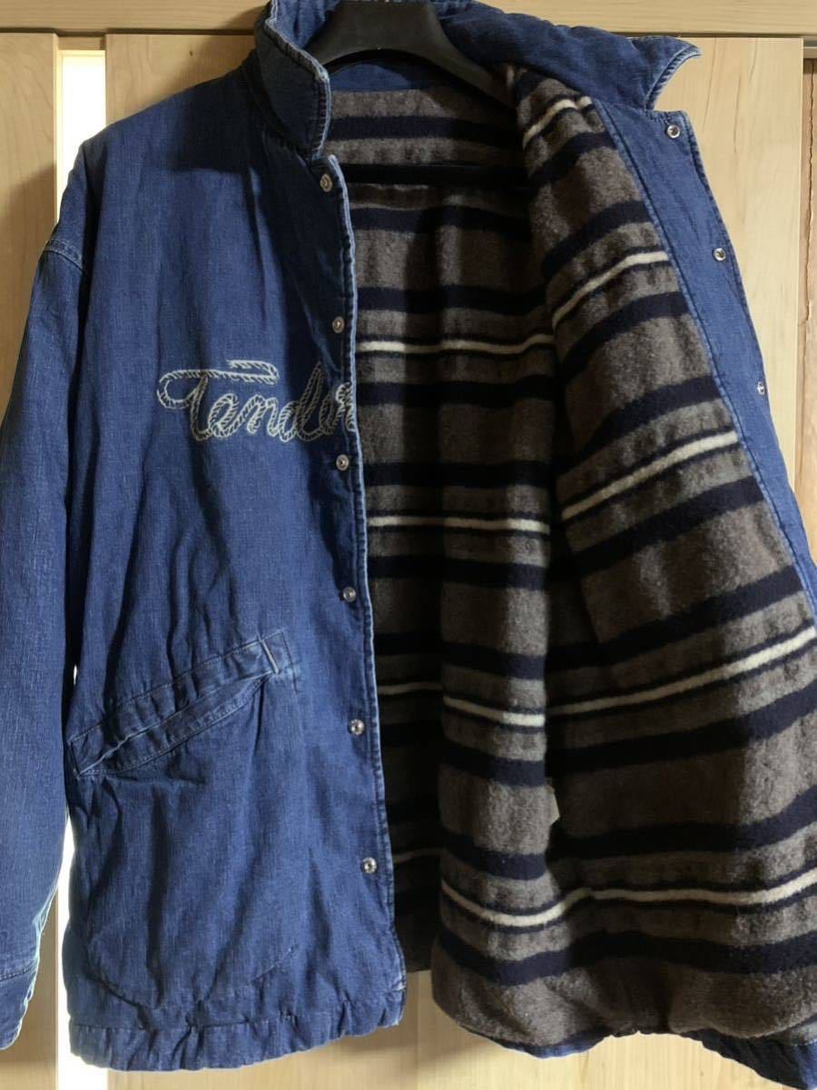 TENDERLOIN DENIM BLANKET COACH デニム コーチ ブランケット M TENDERLOIN DENIM BLANKET COACH デニム コーチ ブランケット M