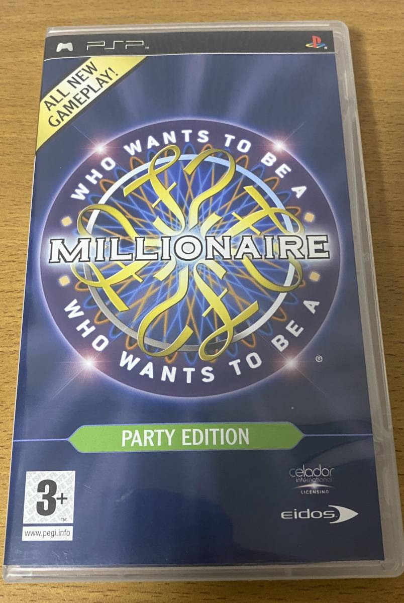 ★海外版・欧州版★PSP★ Who Wants To Be Millionaire クイズ ミリオネア 中古