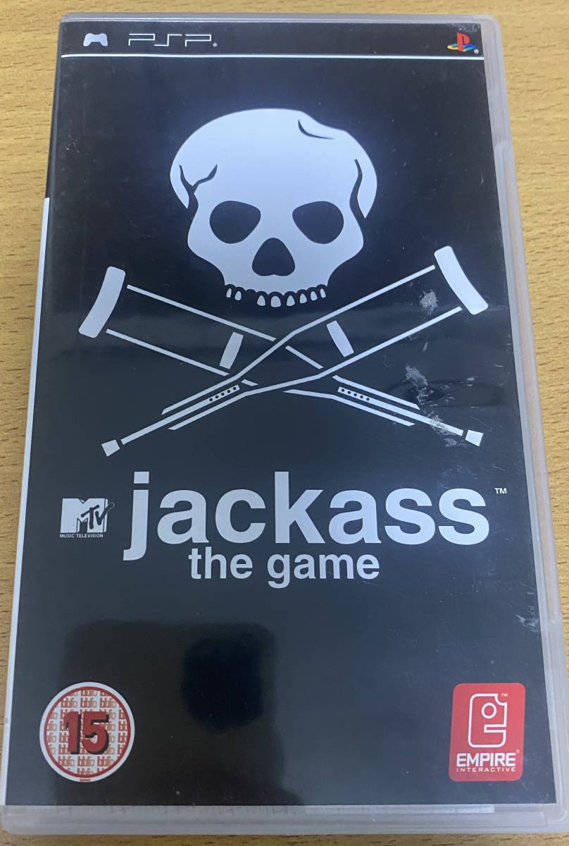 * overseas edition * Europe version *PSP* Jackass: The Video Game used instructions damage 