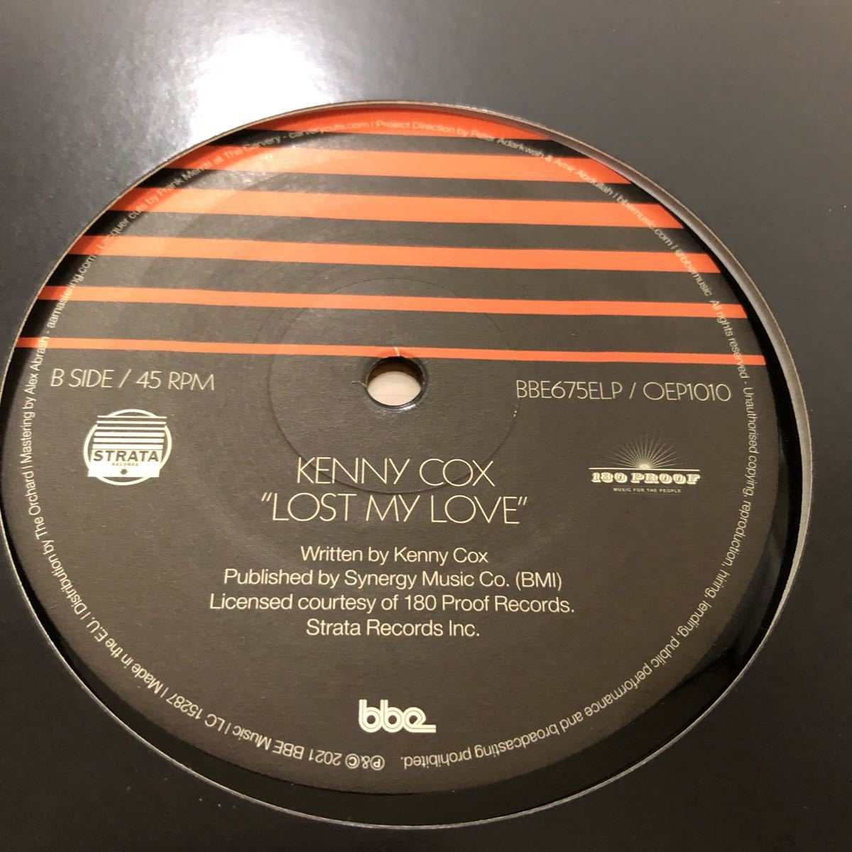 Kenny Cox - Lost My Love / Strata Records_画像3