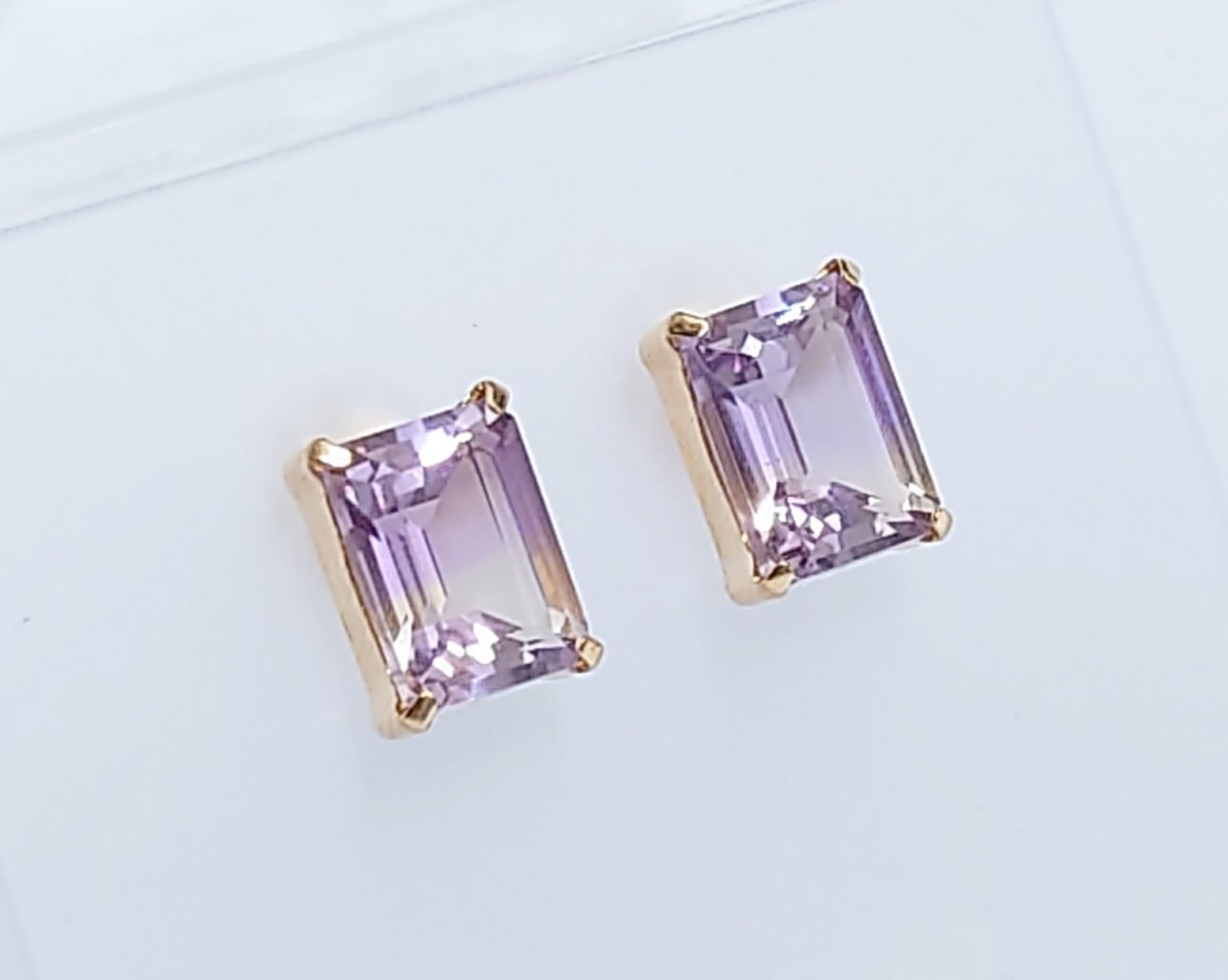 bai color! Ame to Lynn 1.80ct K18 earrings (139737)