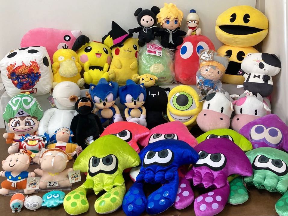 RK500) ゲームキャラクター ぬいぐるみ 大量セット まとめ売り 現状品