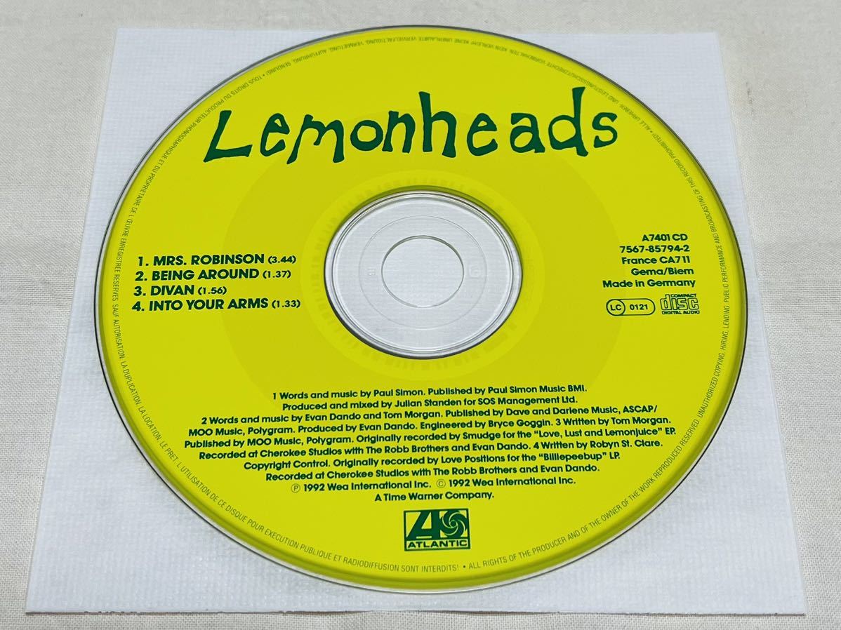 LEMONHEADS★レモンヘッズ★mrs.Robinson★being around★divan★into your arms★7567-85794-2★ドイツ盤★Evan dando★Paul simon_画像5