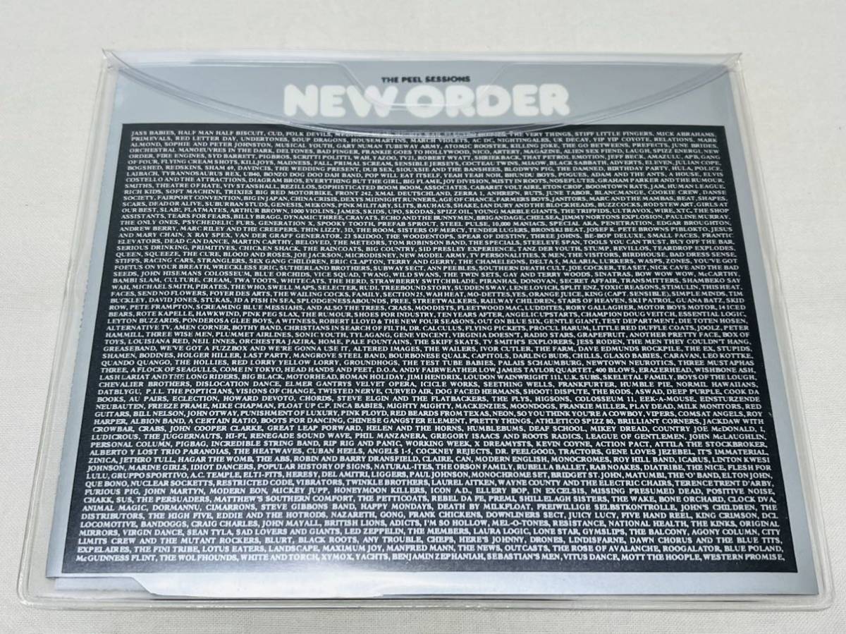 NEW ORDER* новый заказ *THE PEEL SESSIONS*SFPSCD001*UK запись *turn the heater on*we all stand*too late*5-8-6*UK Indy -