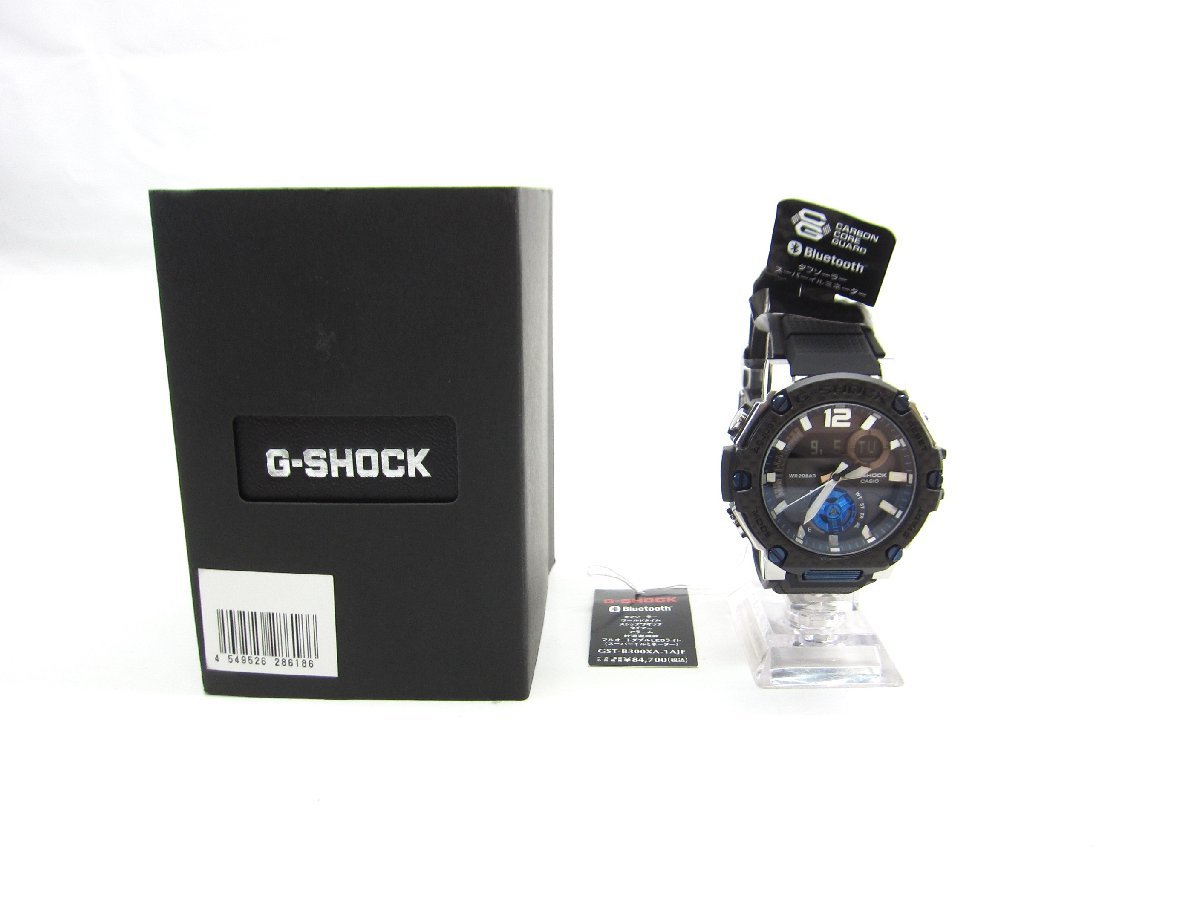 CASIO カシオ G=SHOCK GST-B300XA-1AJF Gスチール カーボン子 アガード スマートリンク 腕時計 ∠UA10230_画像1