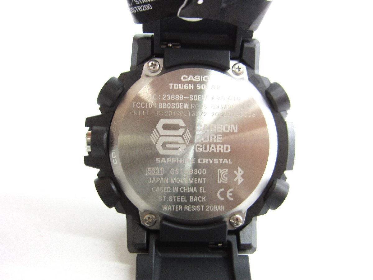 CASIO カシオ G=SHOCK GST-B300XA-1AJF Gスチール カーボン子 アガード スマートリンク 腕時計 ∠UA10230_画像6