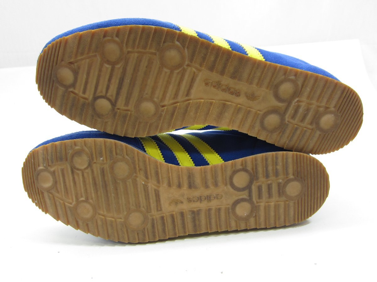 adidas アディダス Zurro SPZL Bold Blue Bright Yellow FV5481 SIZE:US10 28.0cm メンズ スニーカー 靴 □UT10230_画像5