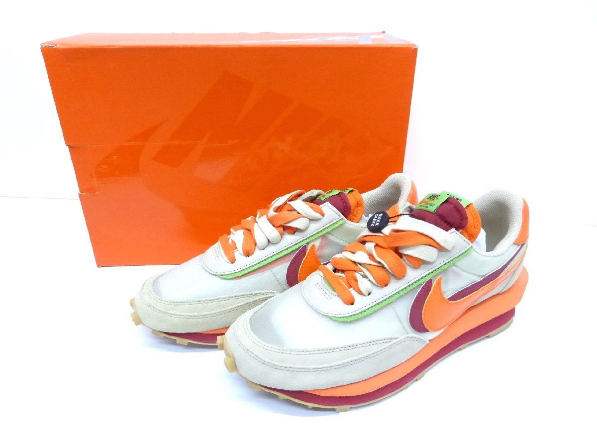 NIKE ナイキ SACAI X CLOT X LDWAFFLE /S/C ORANGE BLAZE DH1347-100 27.0cm 靴 スニーカー △WT2653