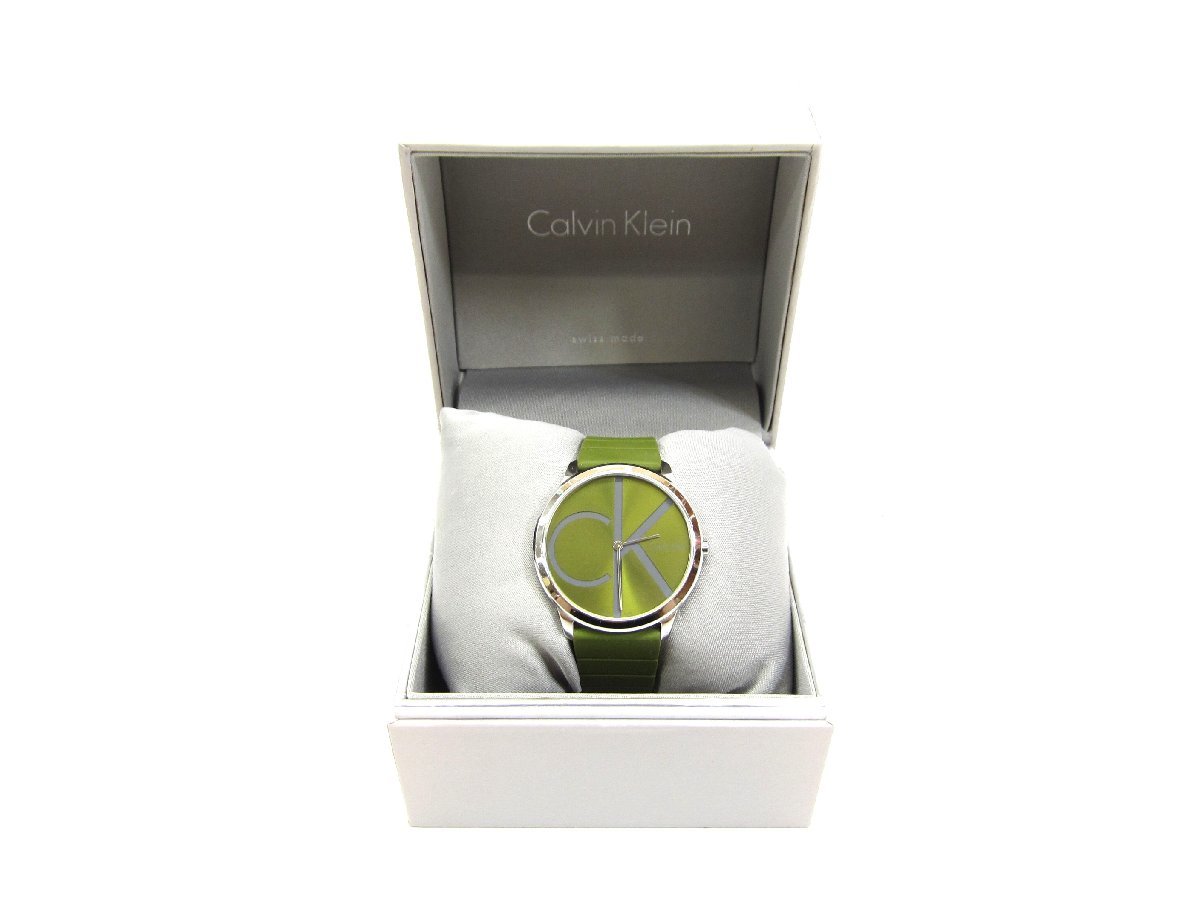 Calvin Klein カルバンクライン ミニマル K3M211 カーキ 腕時計 ∠UA10251