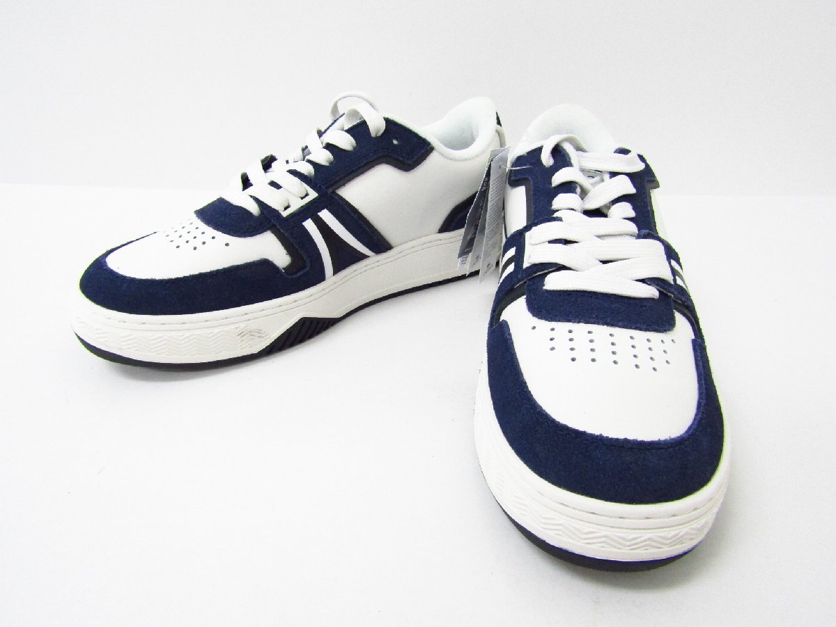 LACOSTE low cut спортивные туфли / WHITE × NAVY / Lacoste SIZE:US7 спортивные туфли обувь =SH6787