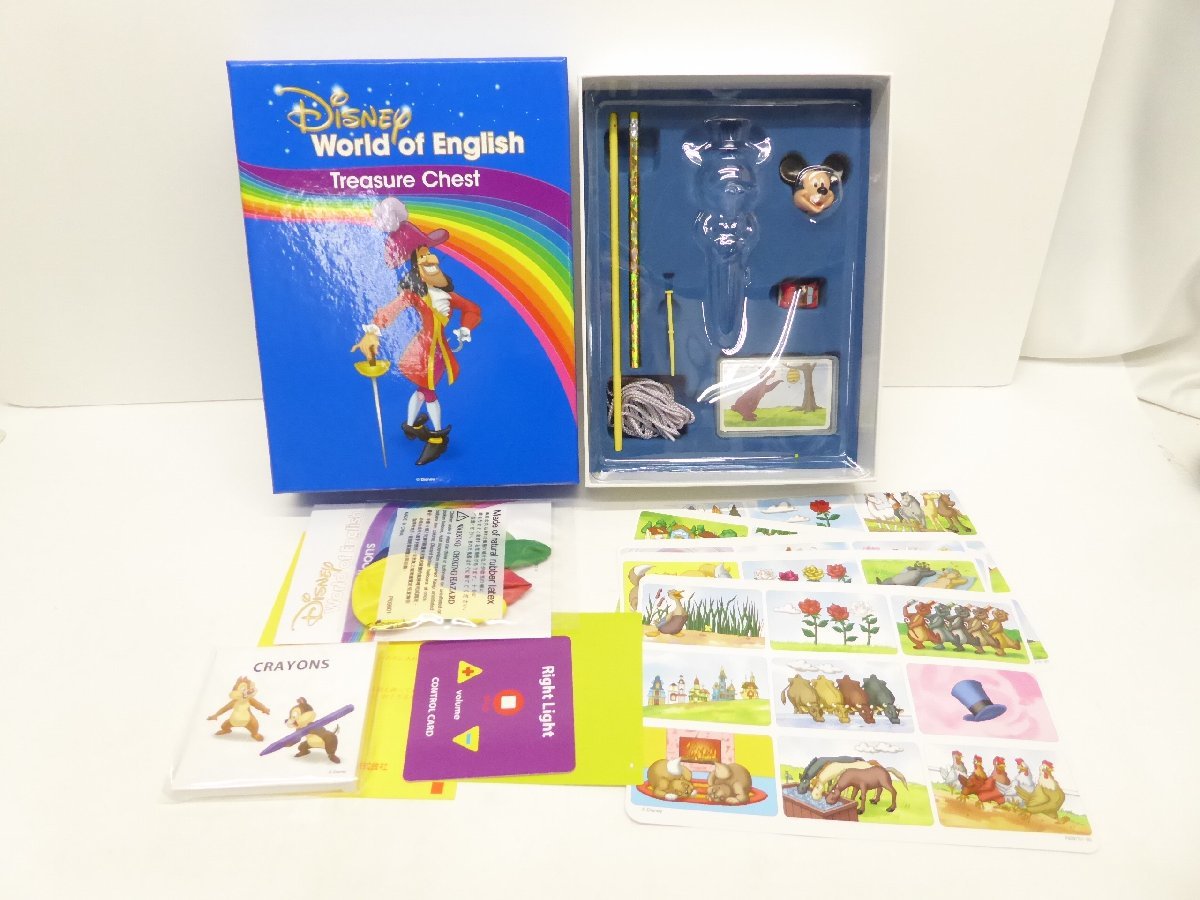 DWE Disney English system renewal version Step by Step Blu-ray * Mickey Magic pen lack of book@^WZ1632