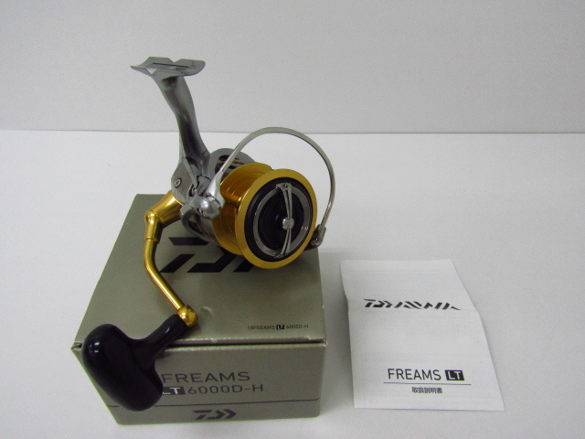 半額】 DAIWA ダイワ 18. FREAMS フリームス LT 6000D-H リール 中古