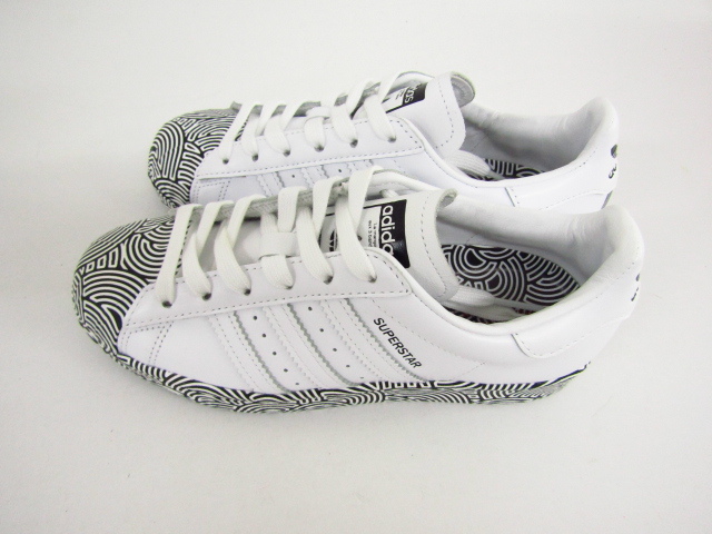 美品 HIROKO TAKAHASHI × adidas SUPERSTAR WHITE / FY1588 SIZE:23cm 靴 アディダス ⊥SH6769_画像3