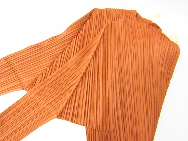 ISSEY MIYAKE PLEATS PLEASE イッセイミヤケ プリーツプリーズ プリーツ加工 マキシ丈 ワンピース 蝶々 SIZE:3 ≡FL861_画像4