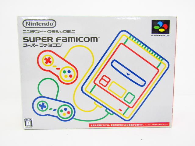 Nintendo ニンテンドー クラシックミニ スーパーファミコン スーファミ 動作確認済 ▼GE387
