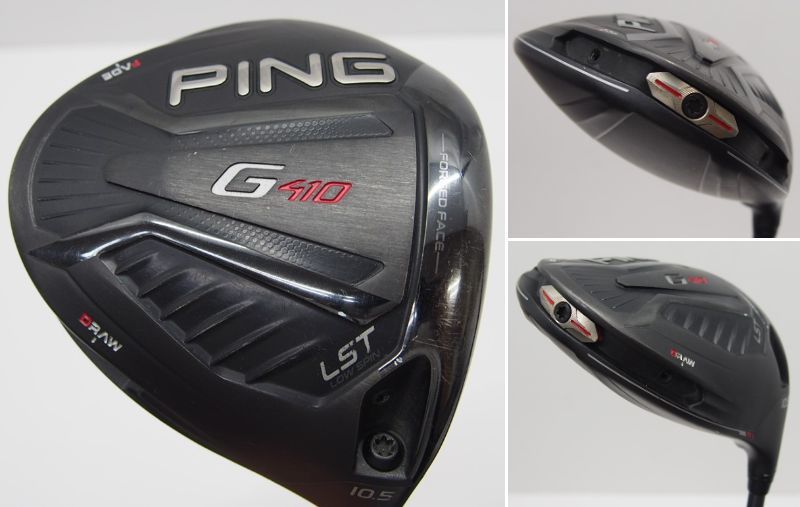 PING G410 LST 10.5° ALTA JCB RED(S) カバー付 ドライバー 中古 ゴルフクラブ ∴WS1208_画像3