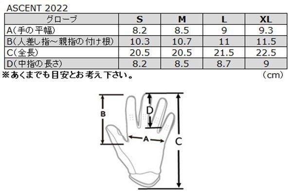 XLサイズ MXグローブ ANSWER アンサー 22 ASCENT アスタナ/ホワイト　モトクロス 正規輸入品　WESTWOODMX_画像2