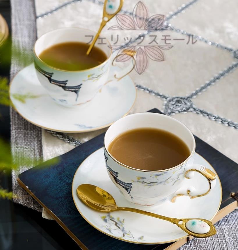 高級洋食器 】 15点セット 洋食器 アフタヌーンティー☆コーヒー 高級洋食器 】 15点セット 洋食器 アフタヌーンティー☆コーヒー