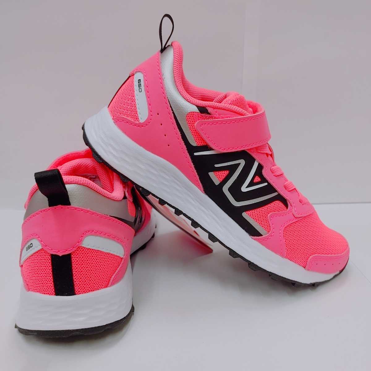 *** New balance YU650PB1 19.5cm новый товар не использовался newbalance девочка мужчина спортивные туфли ***