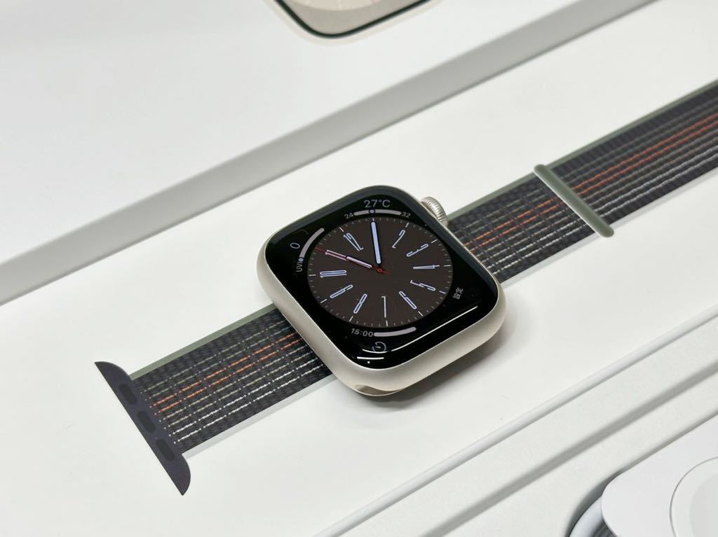 最新入荷】 Watch Apple 美品 ☆即決 series8 893 バッテリー100