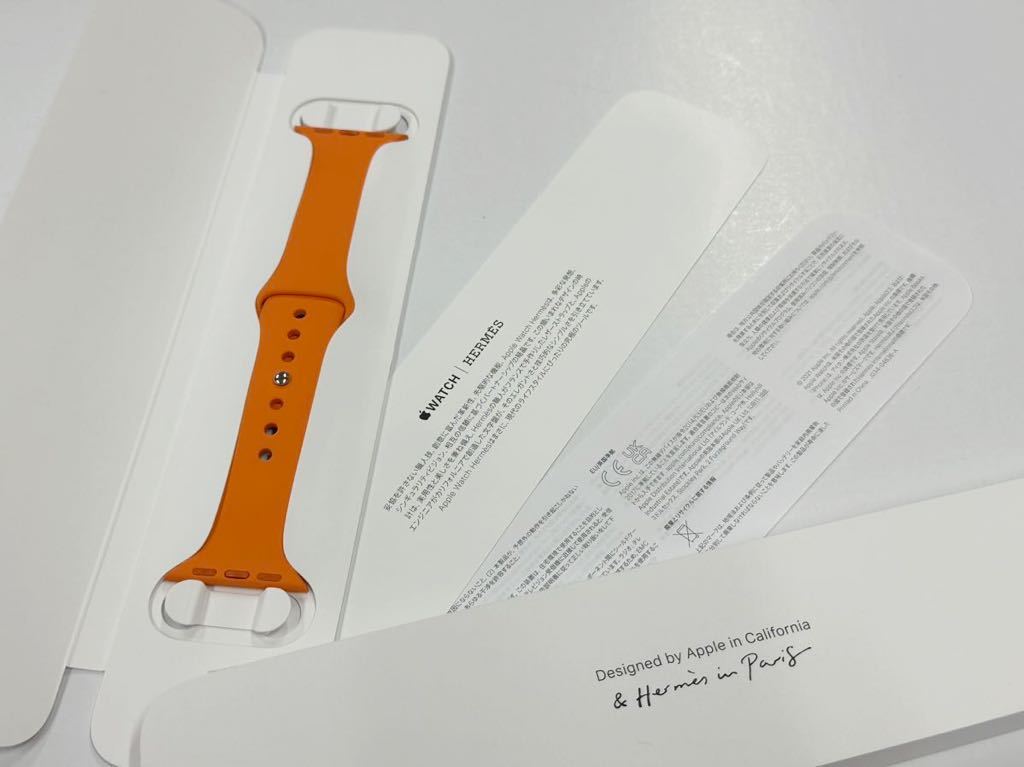 憧れの Watch Apple 美品 ☆即決 HERMES 912 S/M ラバーバンド