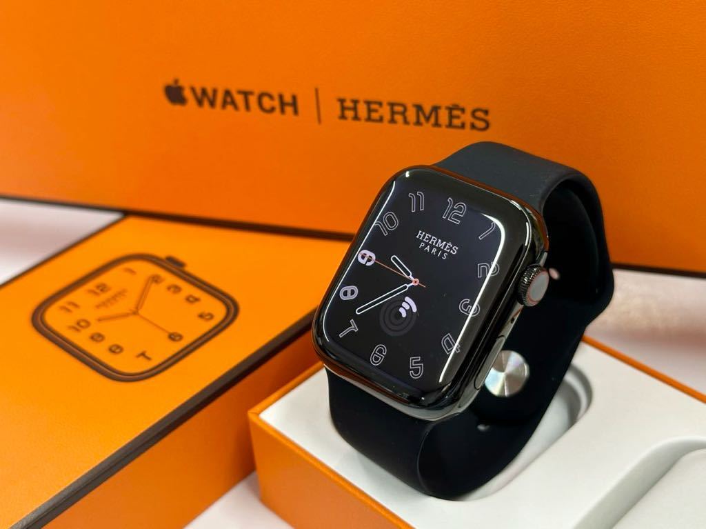 即決 美品 バッテリー95% Apple Watch series7 HERMES 45mm アップル