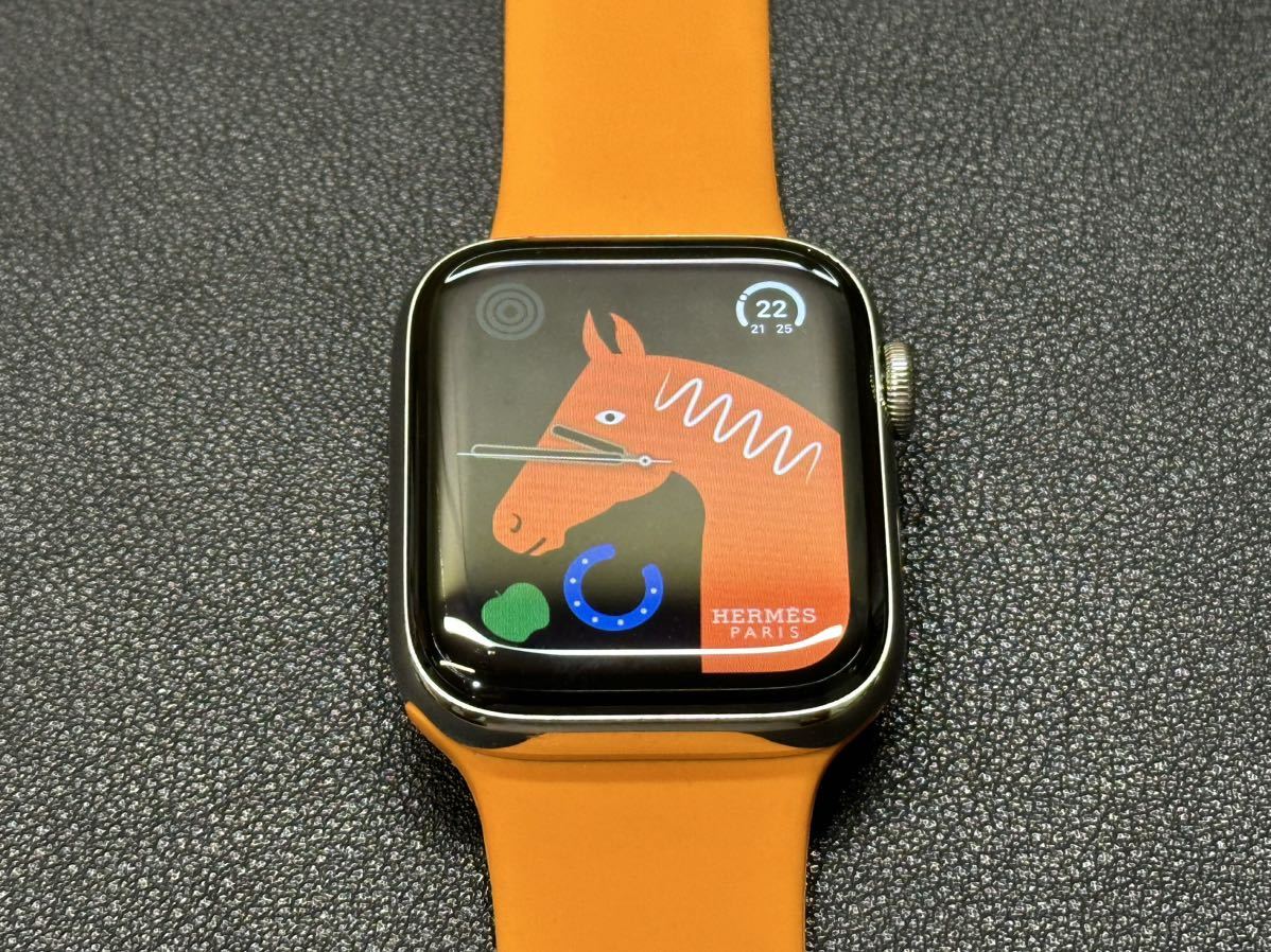 本物の series6 Watch Apple ☆即決 HERMES 965 シリーズ6 シルバー