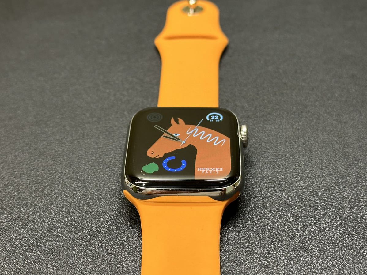 本物の series6 Watch Apple ☆即決 HERMES 965 シリーズ6 シルバー