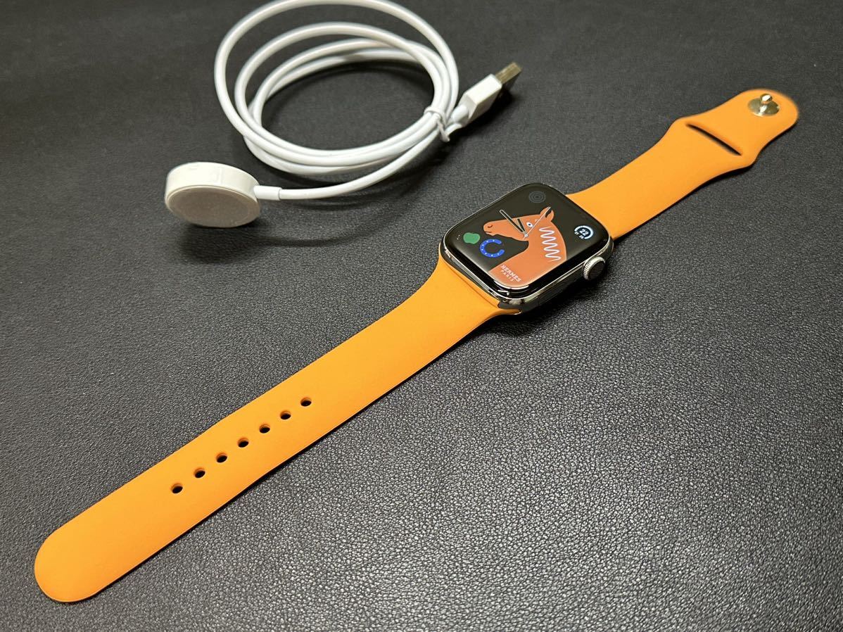 本物の series6 Watch Apple ☆即決 HERMES 965 シリーズ6 シルバー