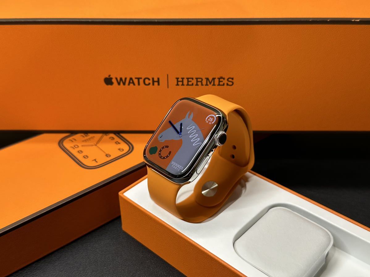 バッテリー100% Apple Watch series7 HERMES 45mm アップルウォッチ
