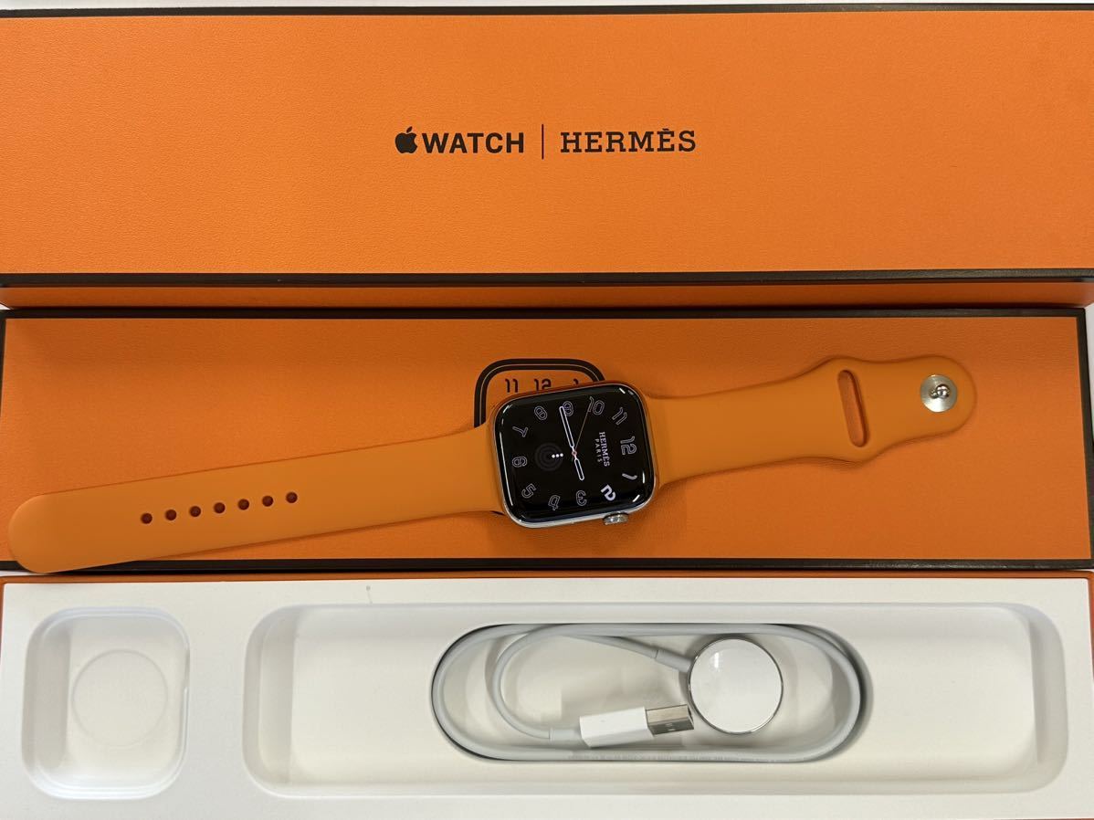 一番の Watch Apple ケア+美品 ☆即決 series7 005 シリーズ7 シルバー