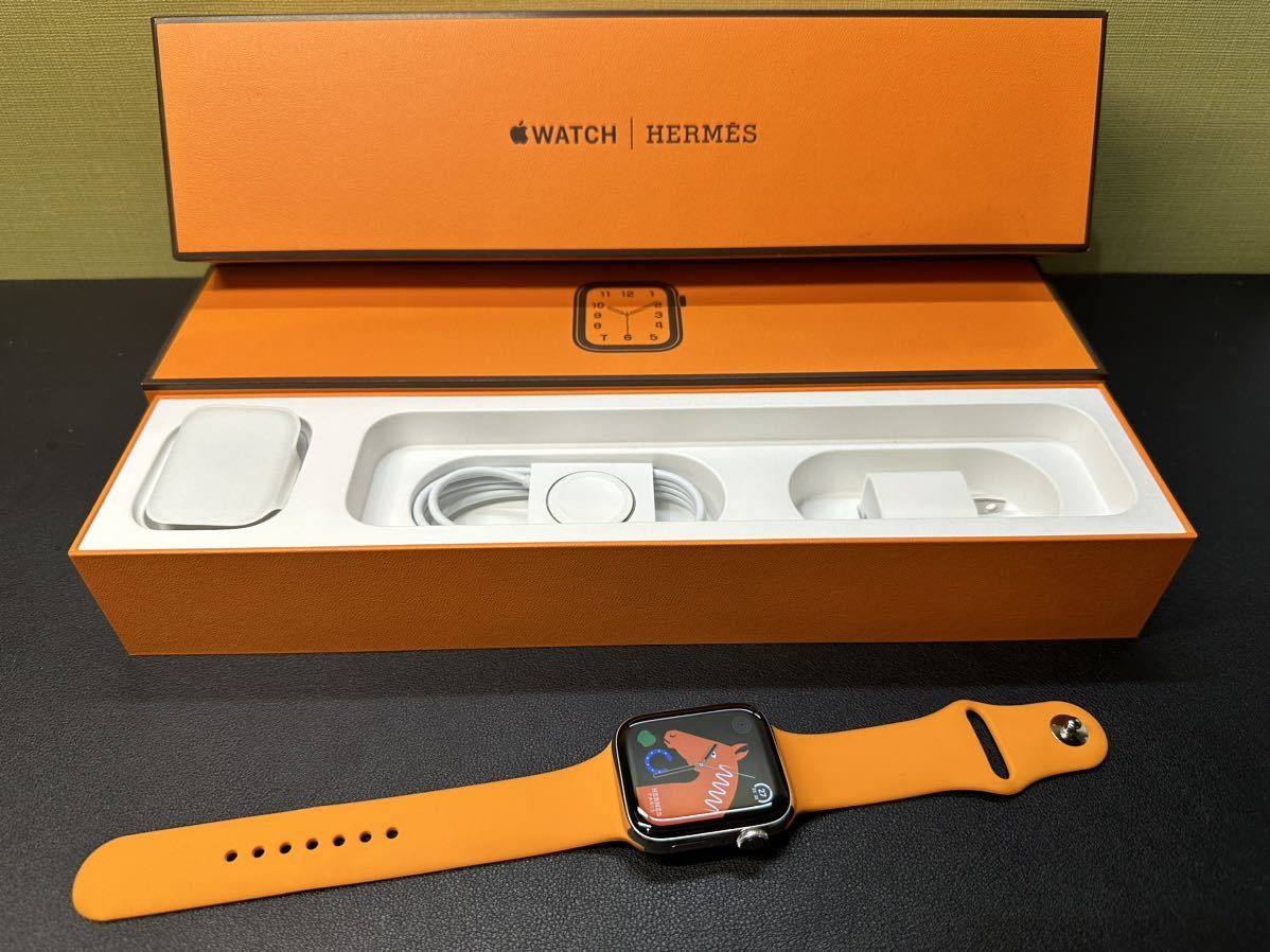 高価値】 GPS+Cellular エルメス アップルウォッチ 44mm HERMES
