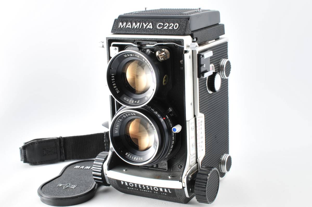 本物 80mm MAMIYA-SEKOR Professional C220 MAMIYA ☆極美品☆ Ｆ2.8