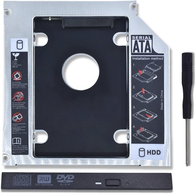 10枚まとめ　zmart 12.7mm光学ドライブ 2.5インチ HDD SSD アダプター アルミ SATA 3.0 ケース エンクロージャ